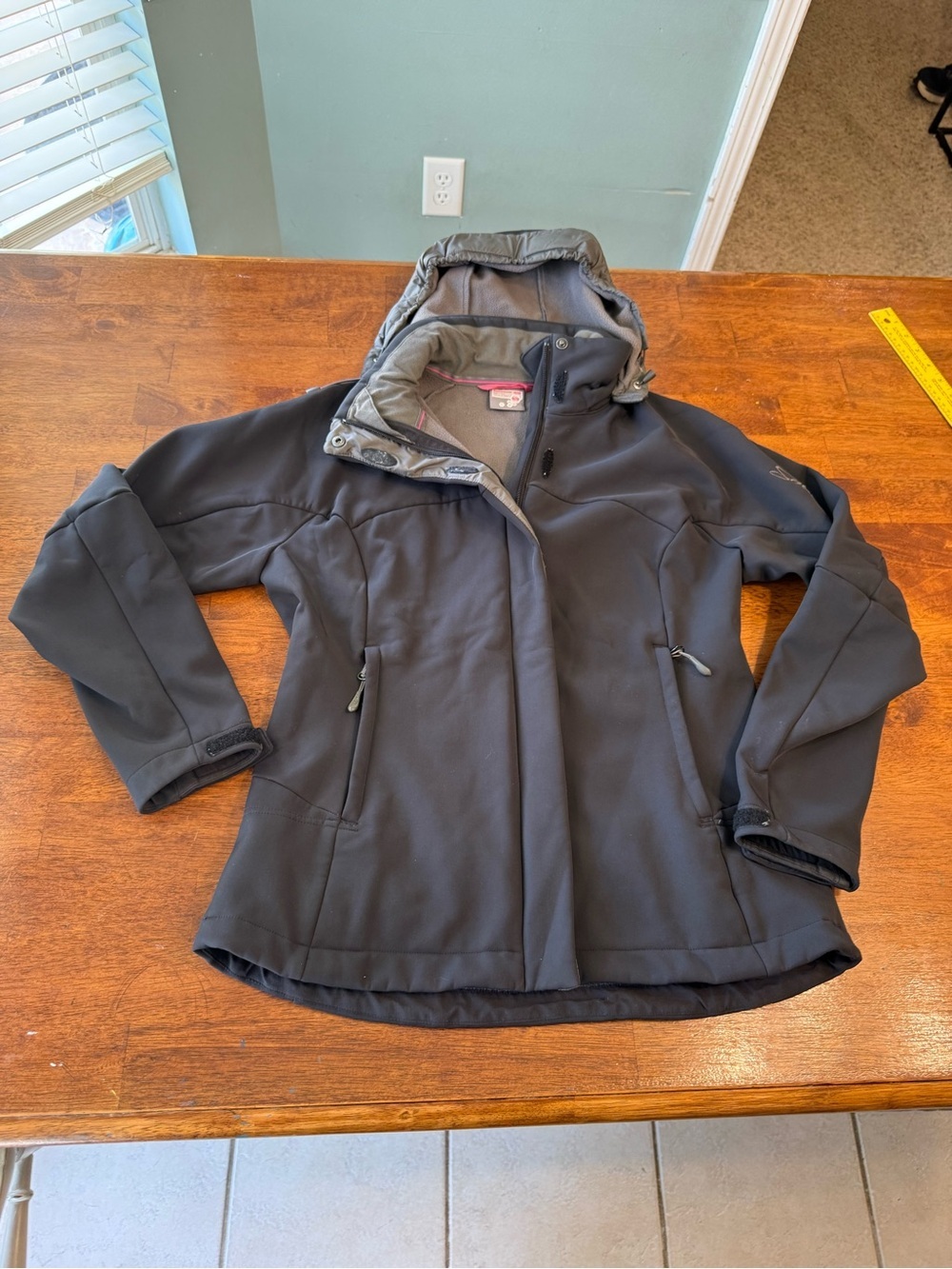 Salomon ClimaPro Softshell Jacket Women's Medium Black Snowtrip Hooded Gorpcore